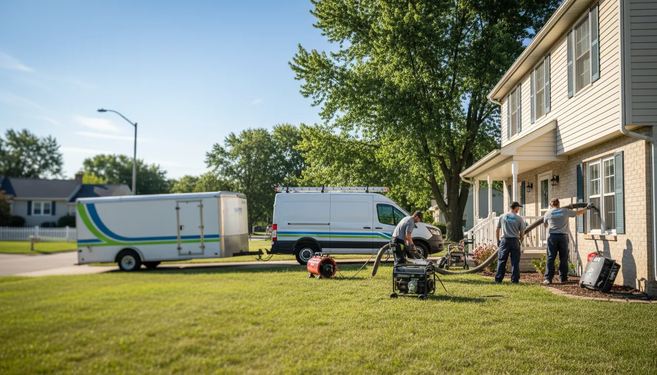 Flooded Basement Restoration And Cleanup With Repair in Hull, IA near me